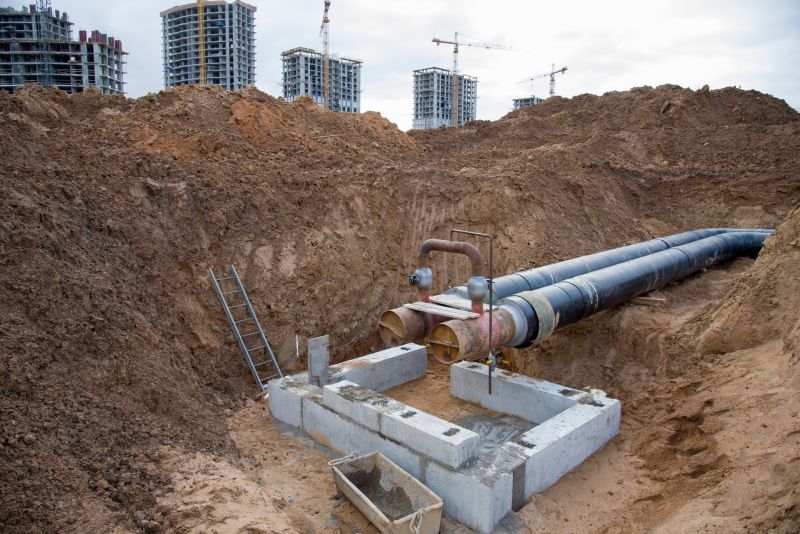 Sewage Line Installation
